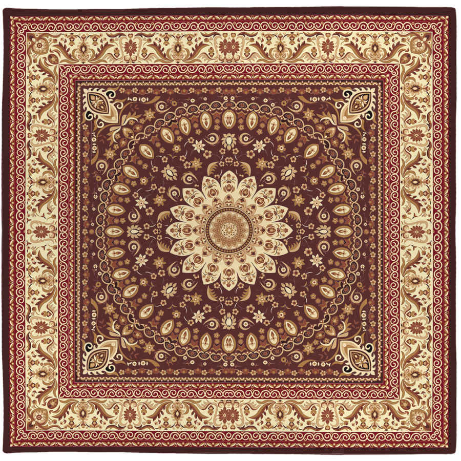 Samt Tischdecke Persische Eleganz Inspiriertes Design Fatima