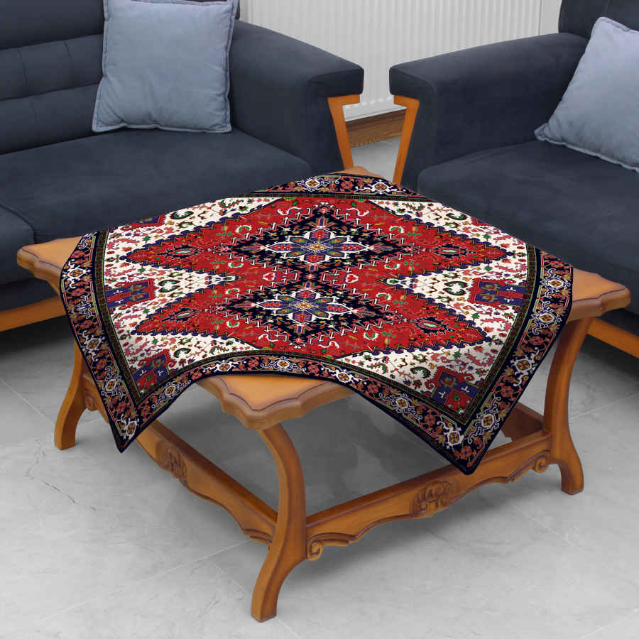 Samt Tischdecke Persische Eleganz Inspiriertes Design Hiva