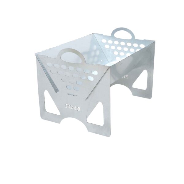 Persischer Mangal Tragbarer Holzkohlegrill - Edelstahl Fidar