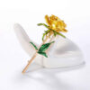 Blumen-Broschen-Nadel – Stahl-Rosen-Design