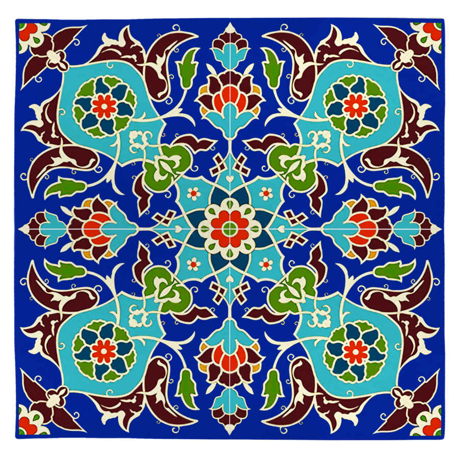 Samttischdecke Persische Eleganz Inspiriertes Design Sana