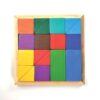 Quadrat-Holzpuzzle – Klassische Geometrische Herausforderung