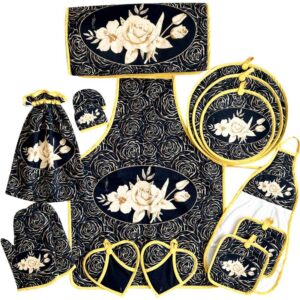 15-teiliges Blumenschürzenset Modell Simin