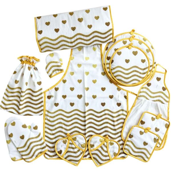 15-teiliges Schürzenset Modell Aysan