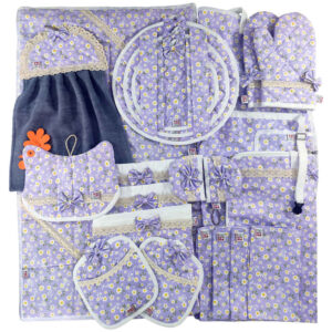 21-teiliges Blumenschürzenset Modell Bahar
