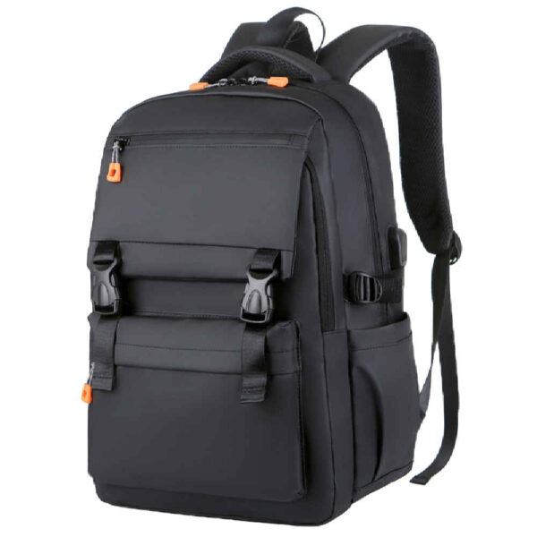 Schwarzer 15,6-Zoll-Laptoprucksack Modell Amika