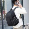 Schwarzer 15,6-Zoll-Laptoprucksack Modell Dora