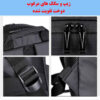 Schwarzer 15,6-Zoll-Laptoprucksack Modell Dora