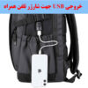 Schwarzer 15,6-Zoll-Laptoprucksack Modell Dora