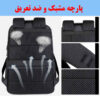 Schwarzer 15,6-Zoll-Laptoprucksack Modell Dora