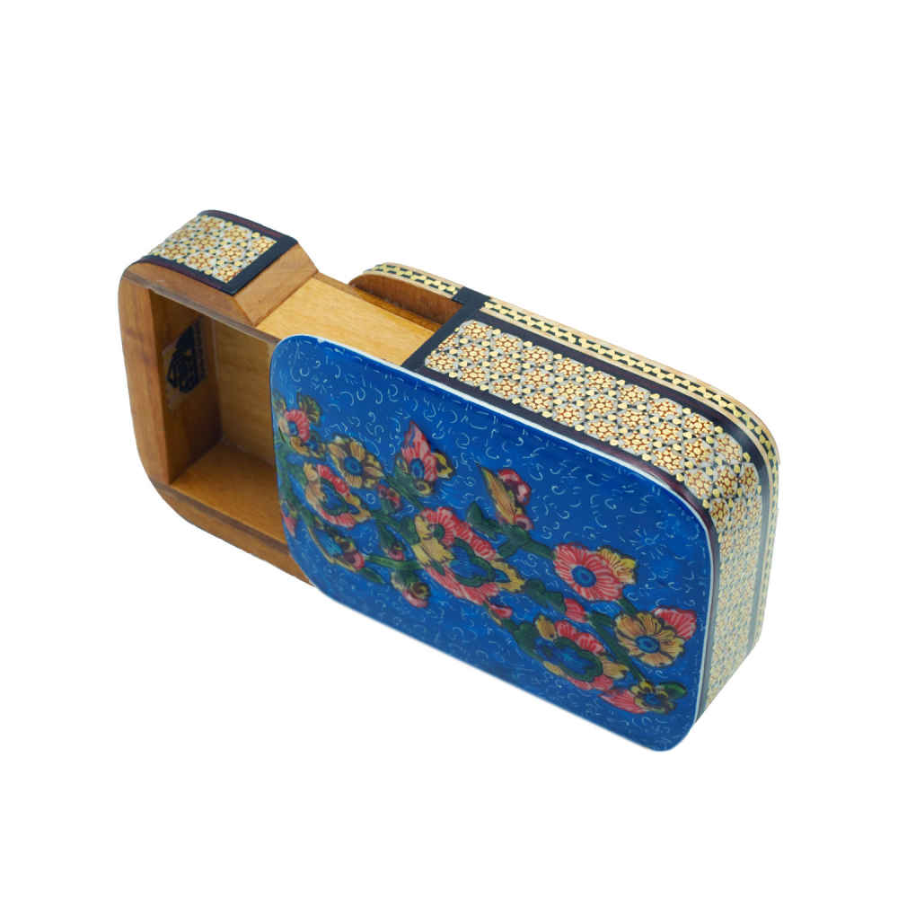 Handgefertigte Holz-Schmuckbox mit persisch inspiriertem Muster – Darya