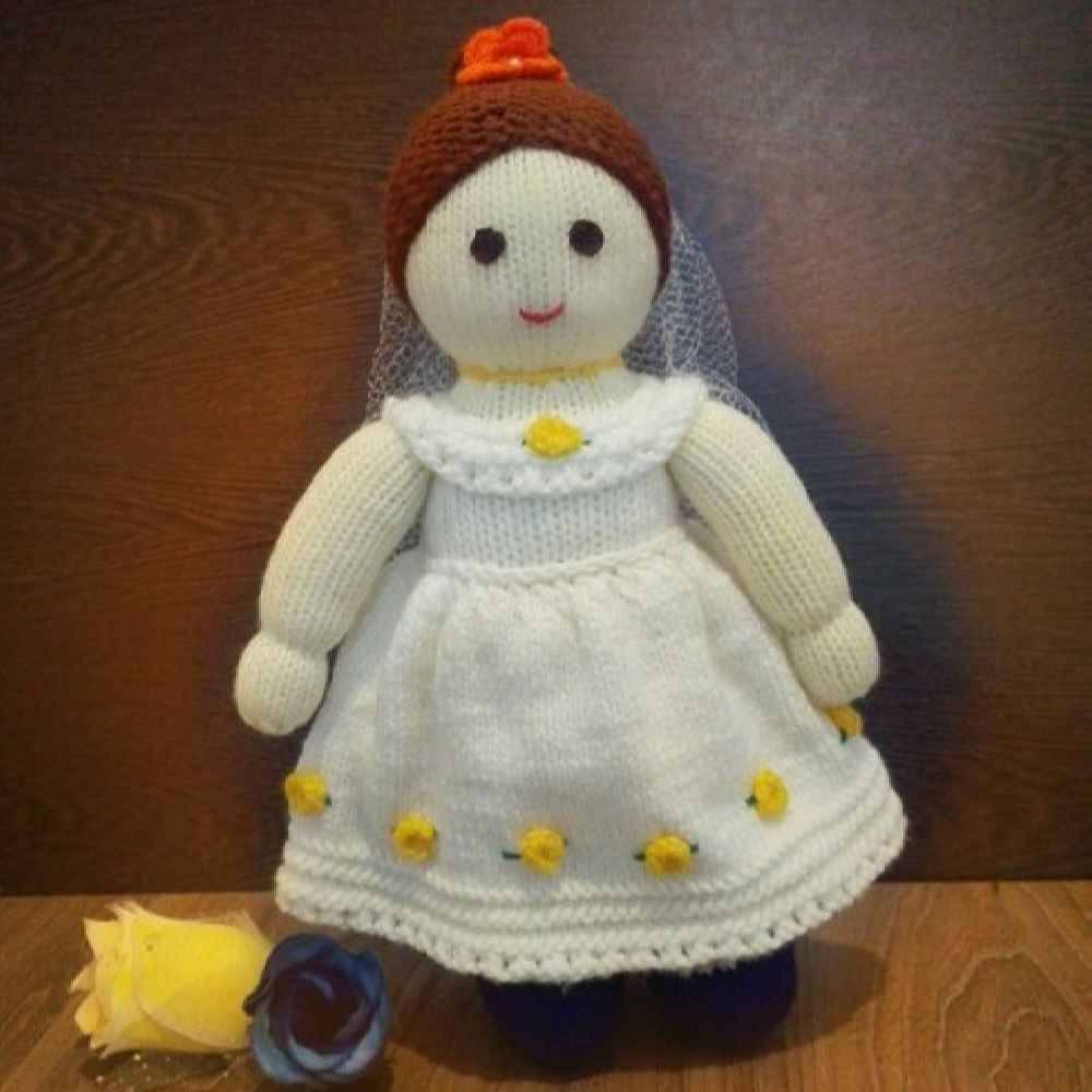 Amigurumi Handgemachte Gehäkelte Puppe – Braut | Weiches Kuscheltier