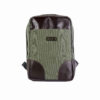 Brauner Canvas-Rucksack für Damen – Modell Saad