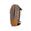 Brauner Canvas-Rucksack für Damen – Modell Saad