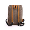 Brauner Canvas-Rucksack für Damen – Modell Saad