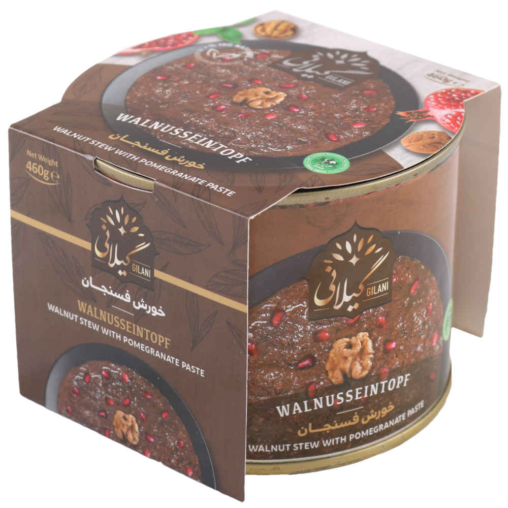 Khoresh Fesenjan – Persischer Granatapfel- und Walnuss-Eintopf, in Dosen (Packung mit 5)