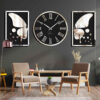 Moderne 3-teilige Wanduhr-Set Carolyn