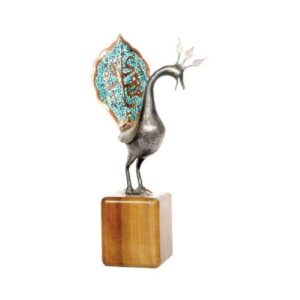 Fantasy-Figur – Türkis Dekorativer Persischer Vogel