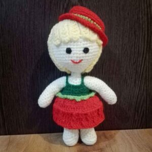 Amigurumi Handgemachte Gehäkelte Puppe – Dokhtarak | Weiches Kuscheltier