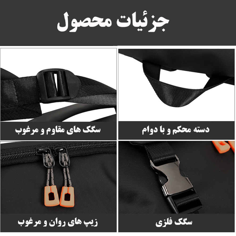 Robuster 15,6-Zoll-Laptoprucksack Modell Niaz