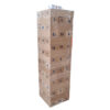 Folds High Holzblock-Puzzle: Elegante 3D-Design-Herausforderung