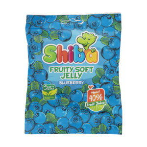 Halal Gummibonbons – Weiche Jelly-Gummis mit Blaubeergeschmack – Shiba (30er-Pack)