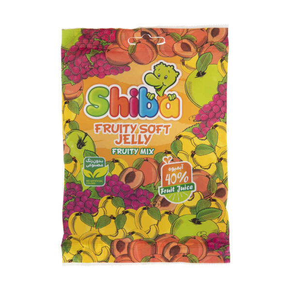 Halal Gummibonbons - Weiche Jelly-Gummis mit Fruchtmischung - Shiba (15er-Pack)