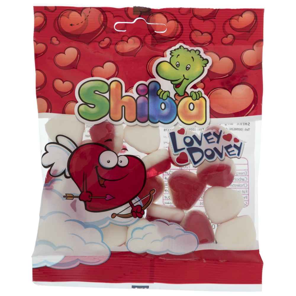 Halal Gummibonbons - Weiche Jelly-Gummis mit Lovey Dovey Fruchtgeschmack - Shiba (30er-Pack)