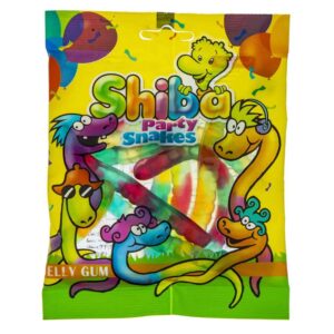 Halal Gummibonbons – Weiche Jelly-Gummis in Party-Schlangenform – Shiba (30er-Pack)