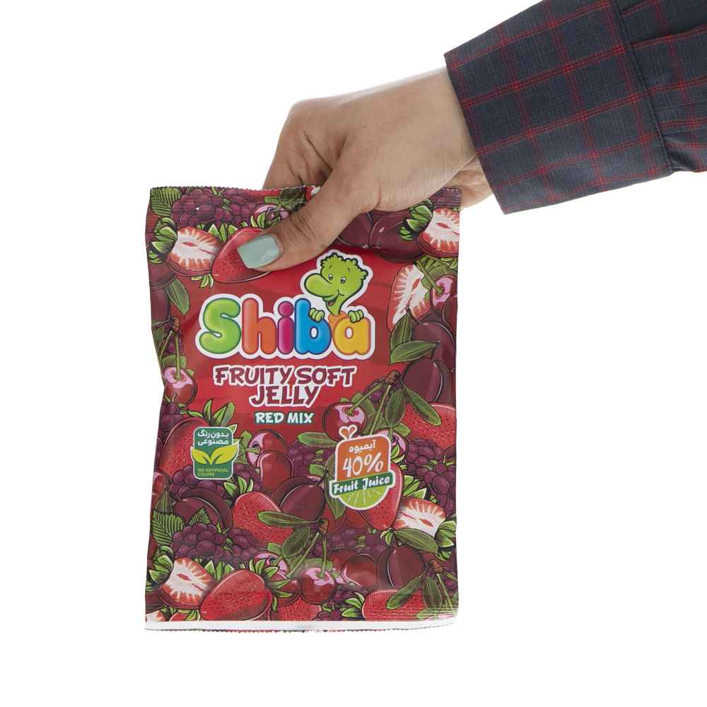 Halal Gummibonbons – Weiche Jelly-Gummis mit Rote-Fruchtmischung – Shiba (15er-Pack)