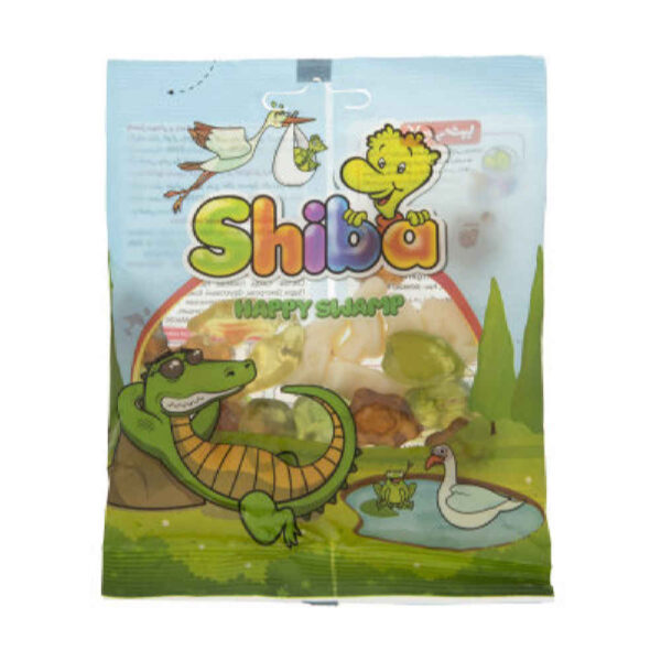 Halal Gummibonbons - Weiche Jelly-Gummis in Fröhlicher-Sumpf-Form - Shiba (30er-Pack)