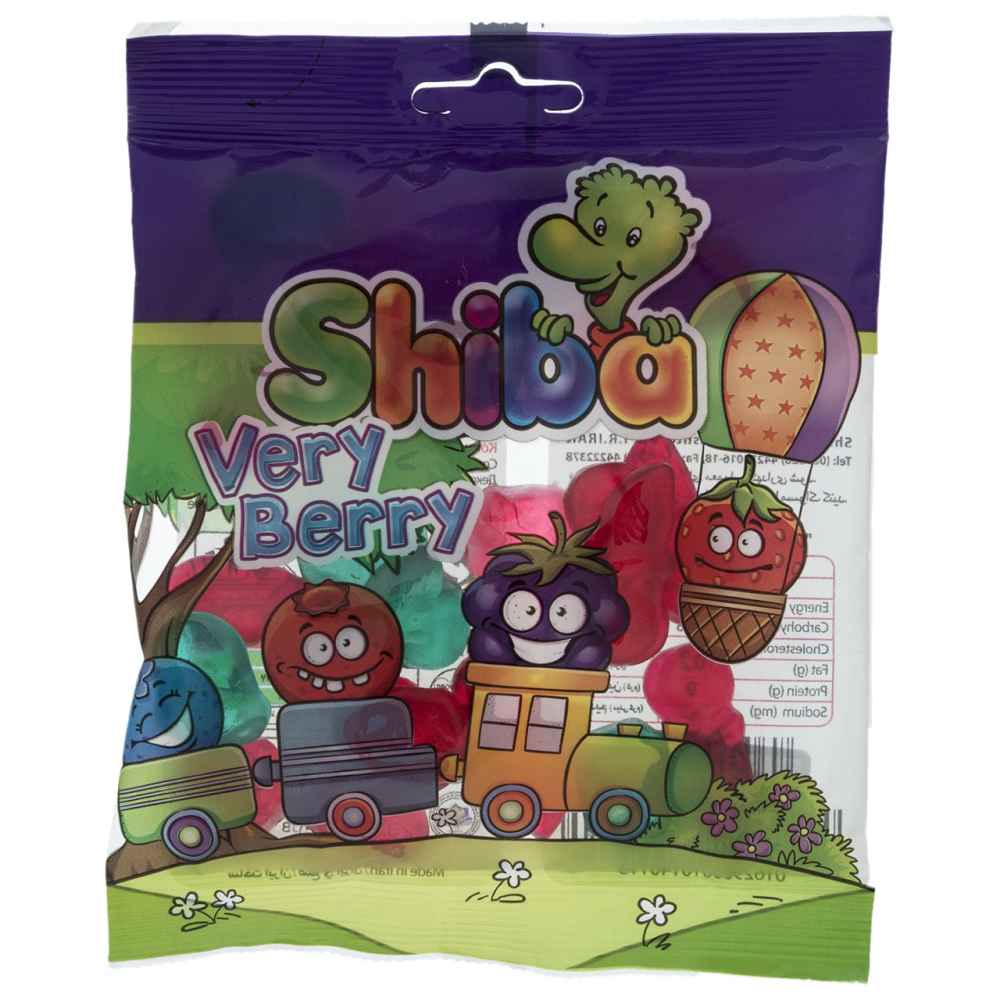 Halal Gummibonbons - Weiche Jelly-Gummis mit Fruchtiger Beerenmischung - Shiba (30er-Pack)