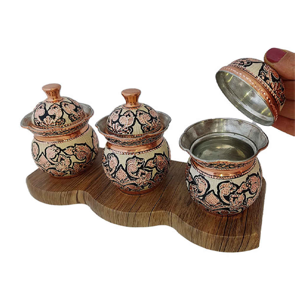 Handgefertigte Kupfer-Aufbewahrungsdose – Ideal zur Küchenorganisation – Silva