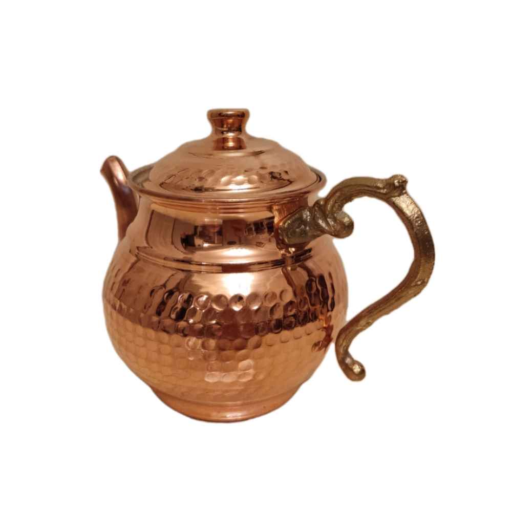Persische Kupfer-Teekanne handgefertigt und gehämmert Bahram