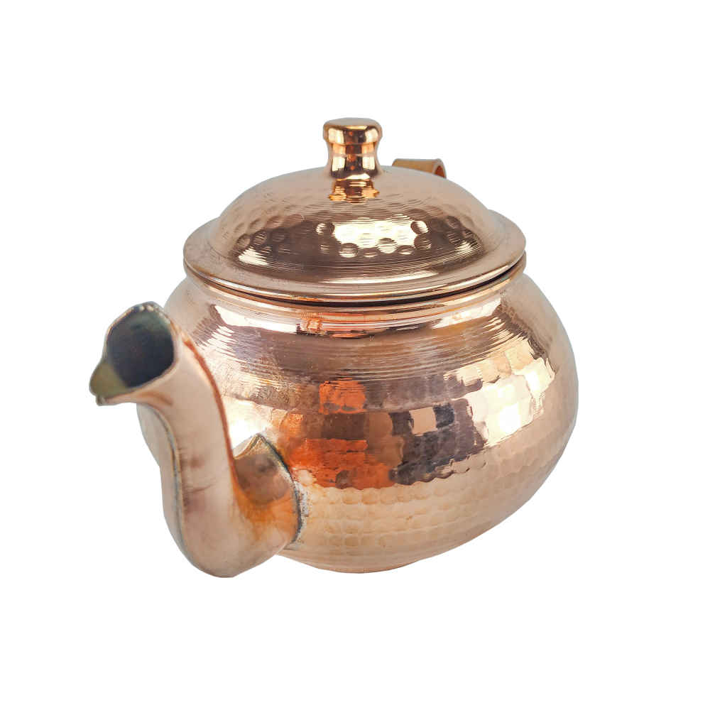 Persische Kupfer-Teekanne handgefertigt und gehämmert Haleh