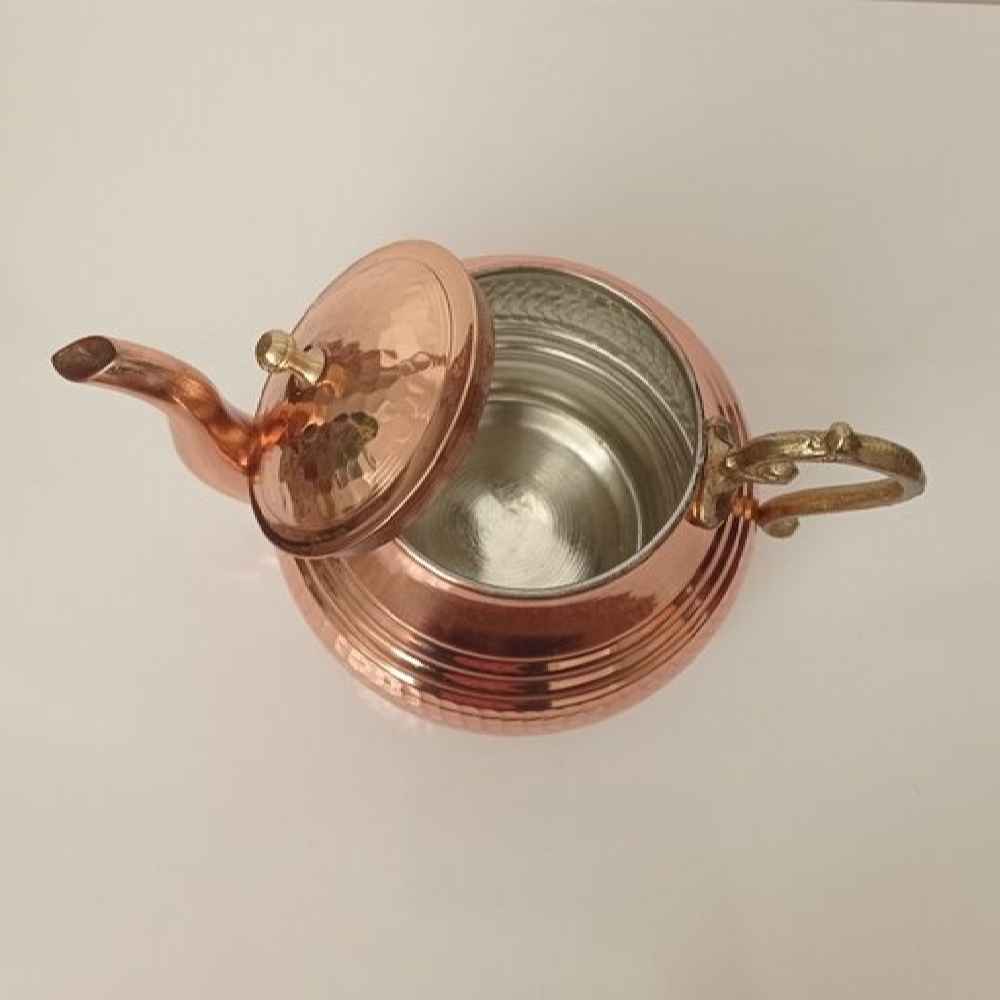 Persische Kupfer-Teekanne handgefertigt und gehämmert Topi