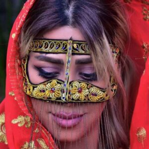 Handgefertigte Bestickte Omani Burka – Golf-Burqa Katayoon