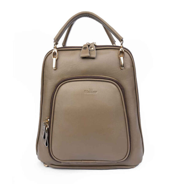 Hochwertiger Damenrucksack aus Leder – Modell Yasna