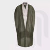 Männer-Merino-Sommer-Bisht-Mantel - Spitzenstoff - Arabisches islamisches Design