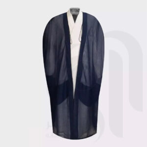 Männer-Merino-Sommer-Bisht-Mantel – Spitzenstoff – Arabisches islamisches Design