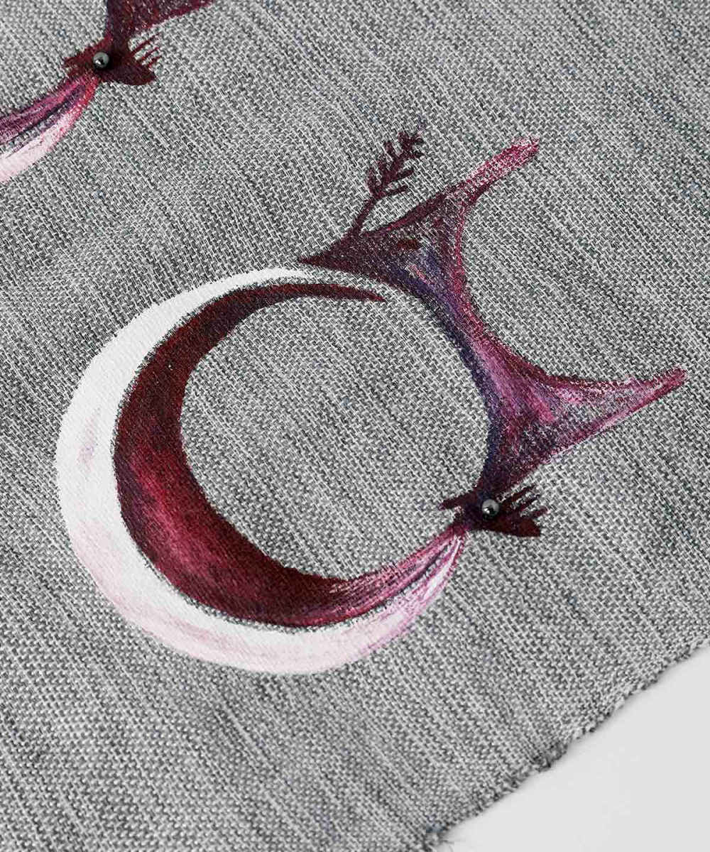 Gemusterter Baumwollschal für Frauen Modell Jalan