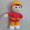 Amigurumi Handgemachte Gehäkelte Puppe – Feuerwehrmann | Weiches Kuscheltier