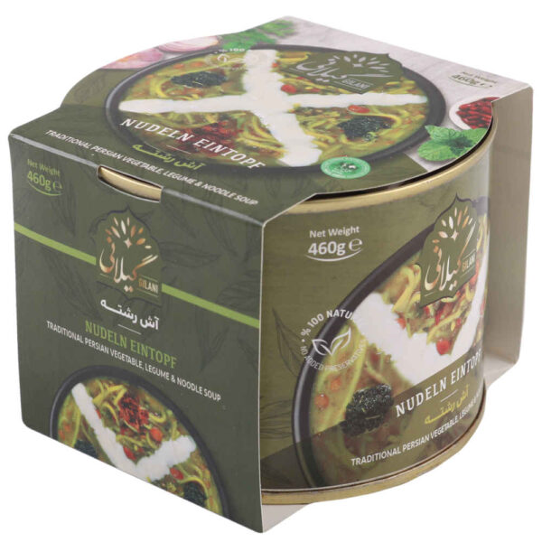 Aush Reshteh – Persische Nudelsuppe mit Kräutern und Bohnen, in Dosen (Packung mit 5)
