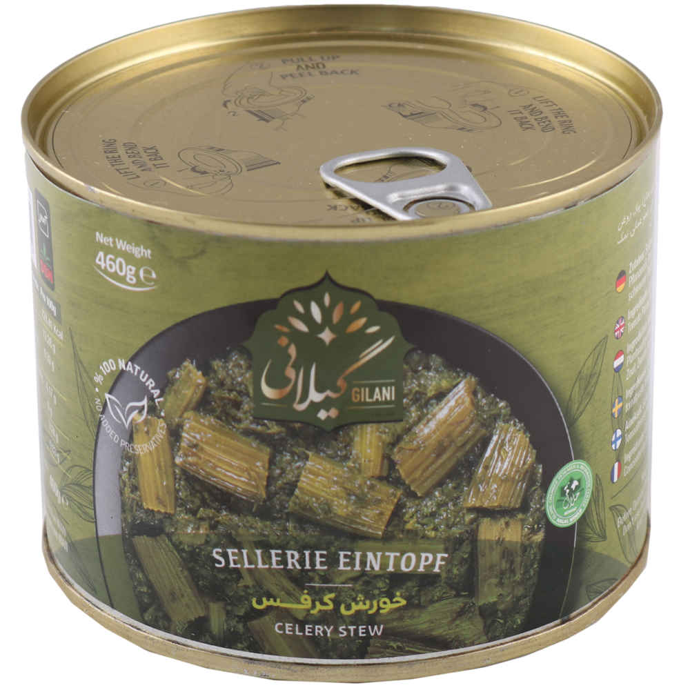 Khoresh Karafs – Persischer Sellerie-Eintopf, in Dosen (Packung mit 5)