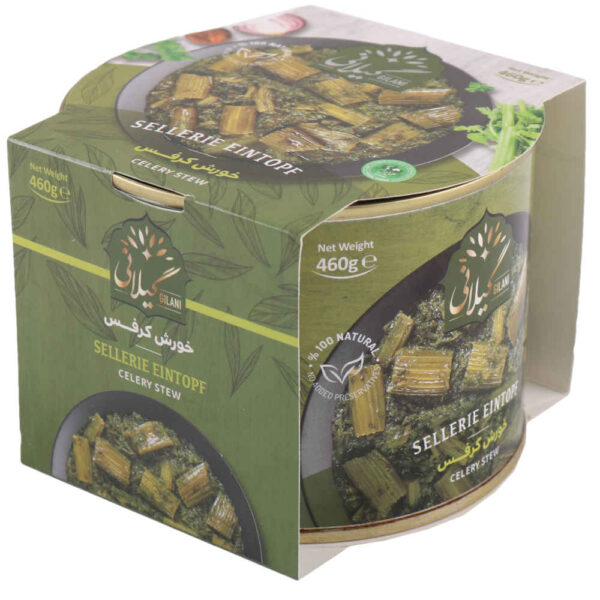 Khoresh Karafs – Persischer Sellerie-Eintopf, in Dosen (Packung mit 5)