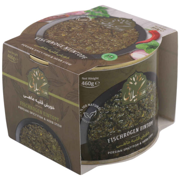 Ghalieh Mahi – Persischer Fisch- und Kräutereintopf, in Dosen (Packung mit 5)