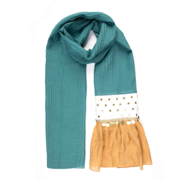 Pailletten Balochi Bestickter Schal für Frauen Navazesh