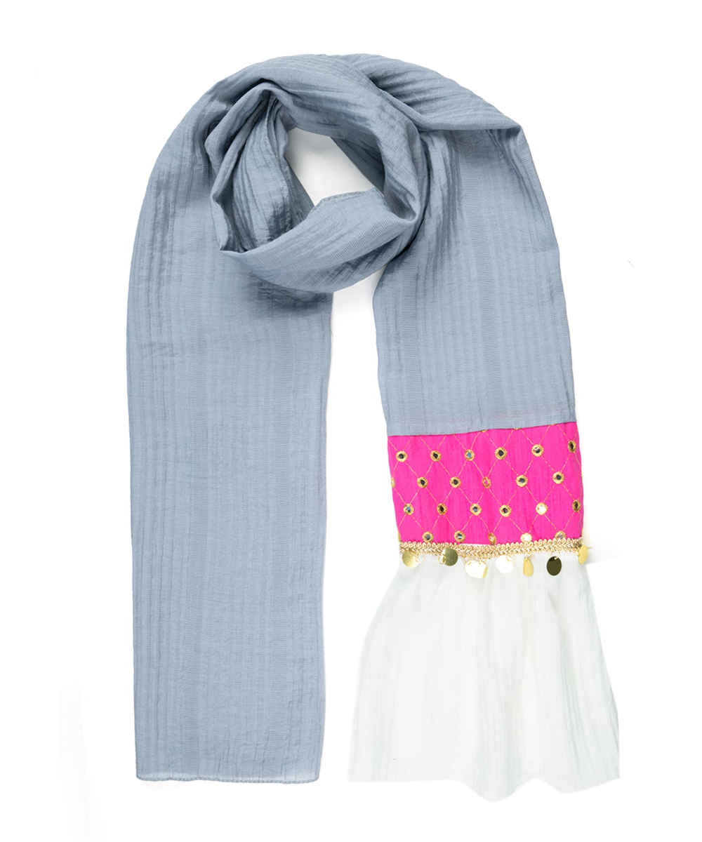 Pailletten Balochi Bestickter Schal für Frauen Navazesh