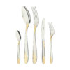Edelstahl Löffel- und Gabel-Besteck Set, Set aus 30 Teilen