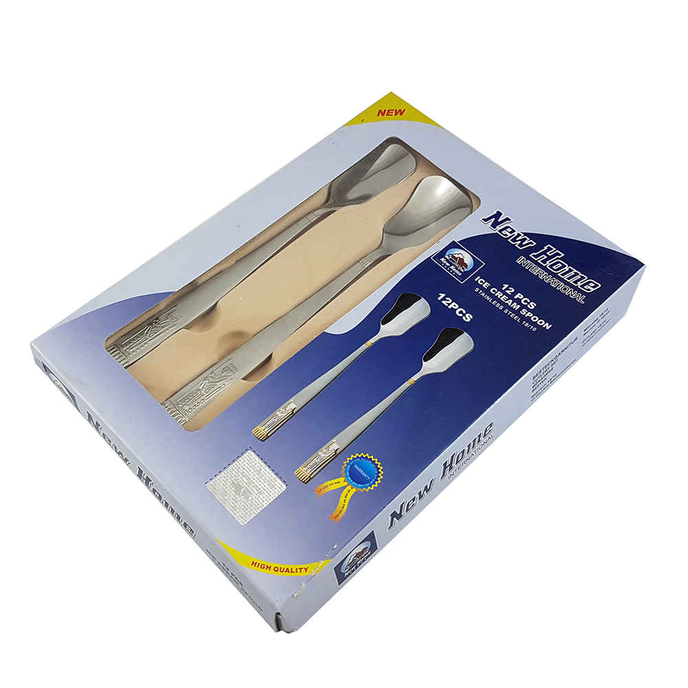 Edelstahl Eiscreme-Löffel Set – 3 Teile, Modell Hakhamanesh